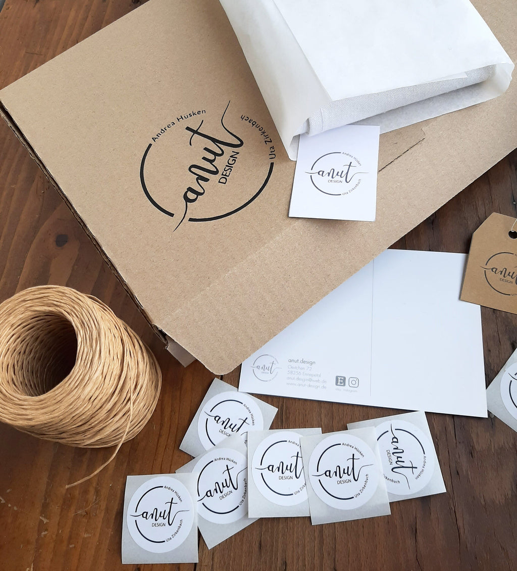 Geschirrtuch weiß bedruckt Espresso-Kanne, Küchentuch mit Siebdruck-Motiv, Geschenk Kaffee-Trinker, Halbleinen, Leinen