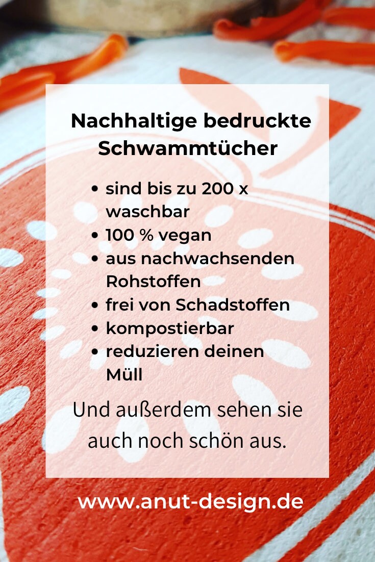 2er Set waschbare Schwammtücher "Schweinchen", schwarz / weiß, Siebdruck, Spültuch vegan, Spülschwamm nachhaltig, skandinavische Küchenidee